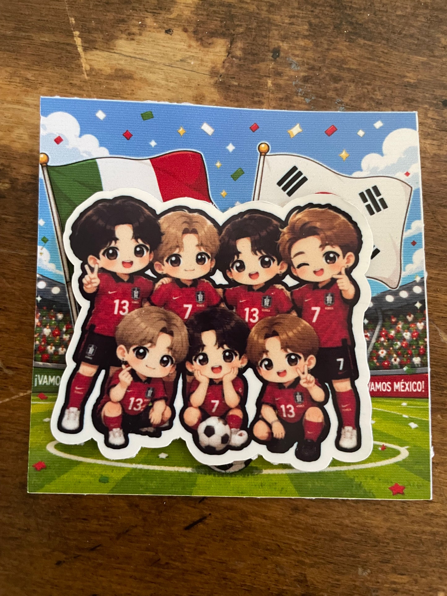 TEAM JERSEY CHIBI STICKERS