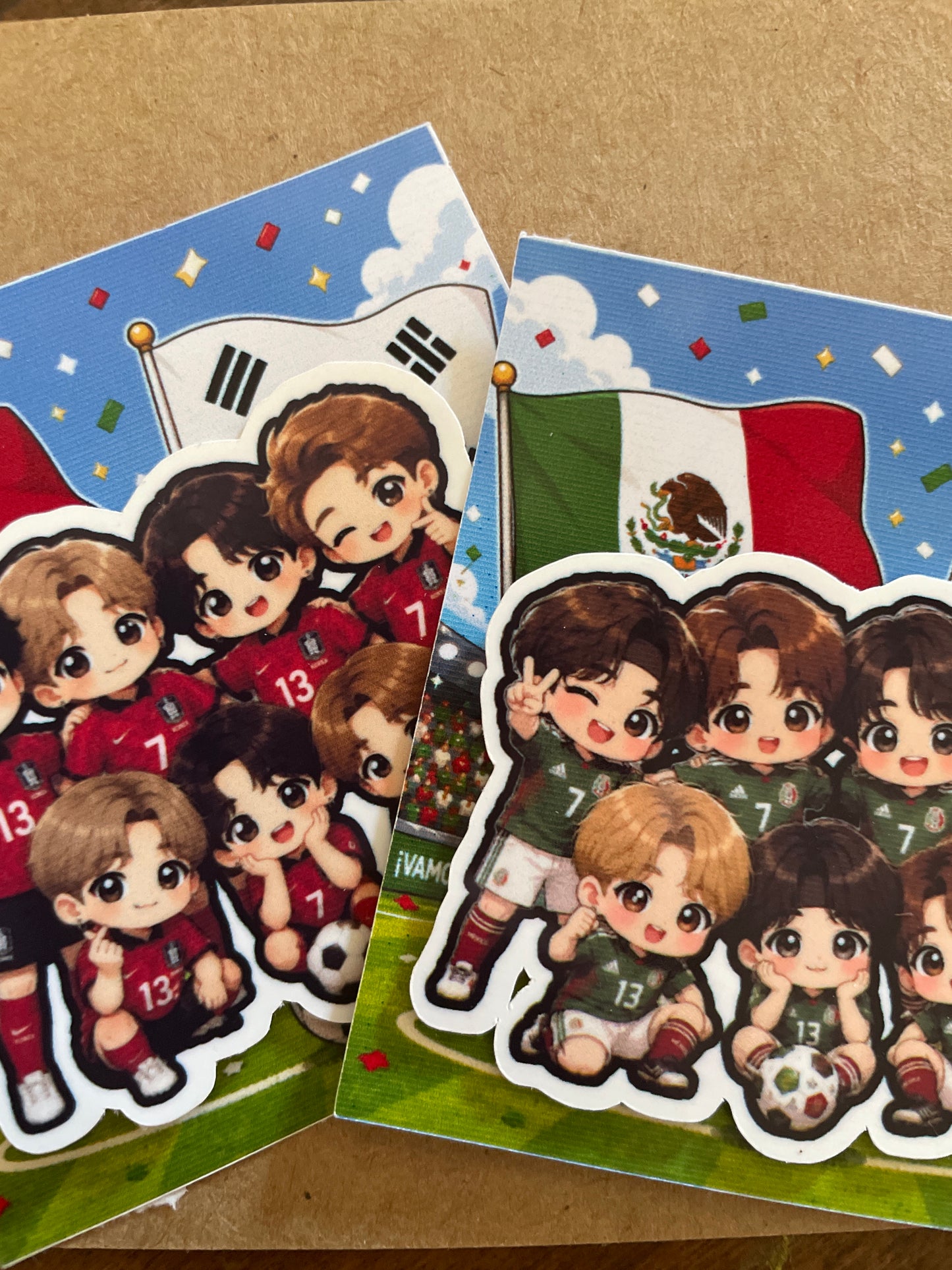 TEAM JERSEY CHIBI STICKERS