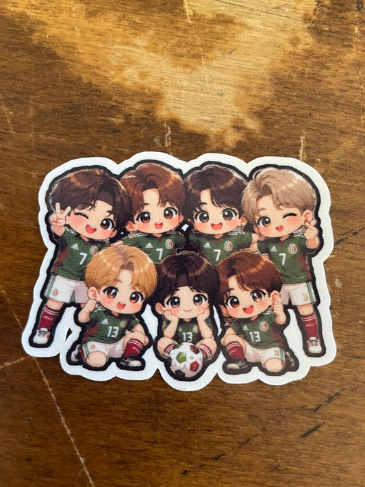 TEAM JERSEY CHIBI STICKERS