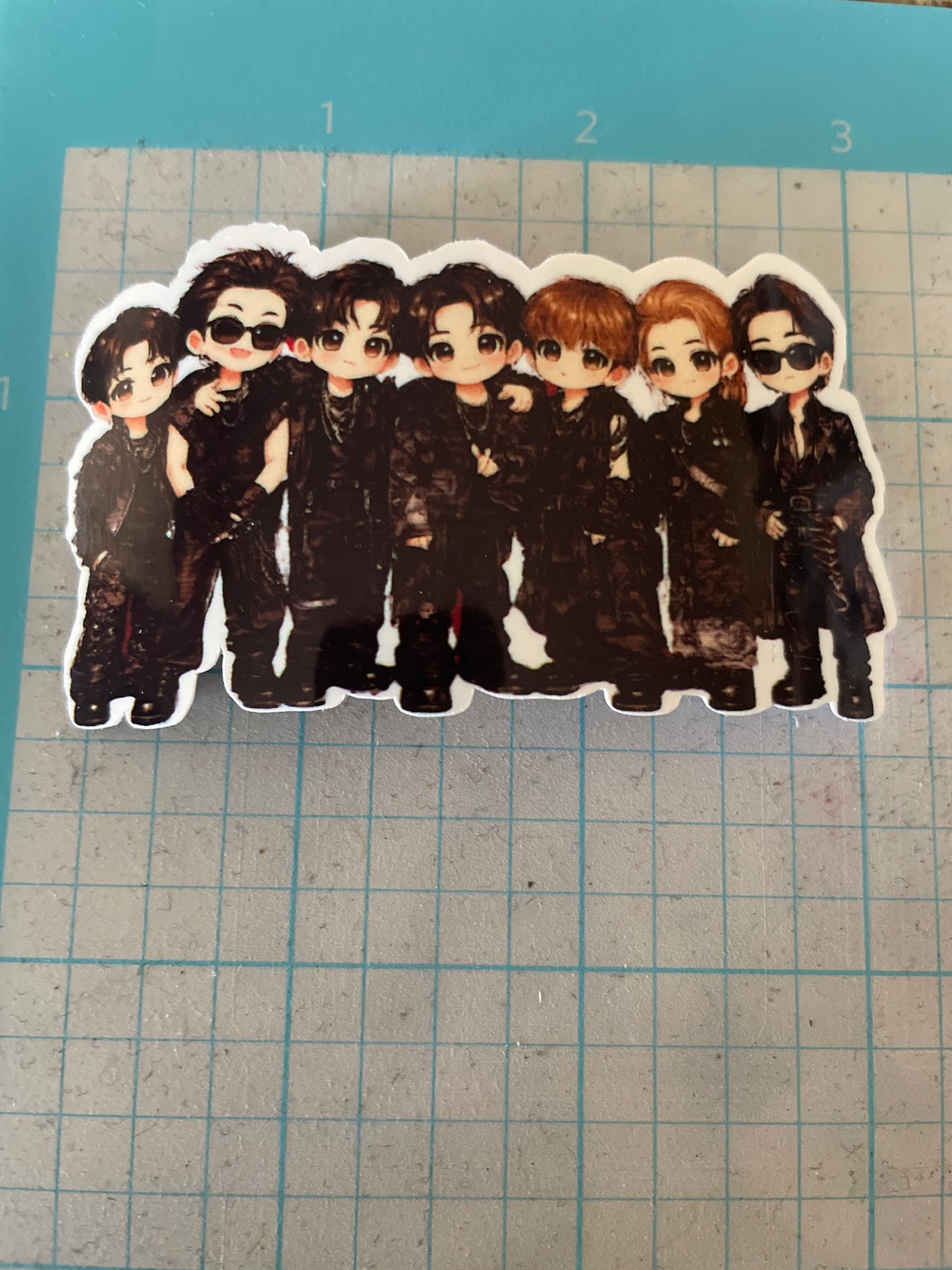 BTS in Brussels chibi pack