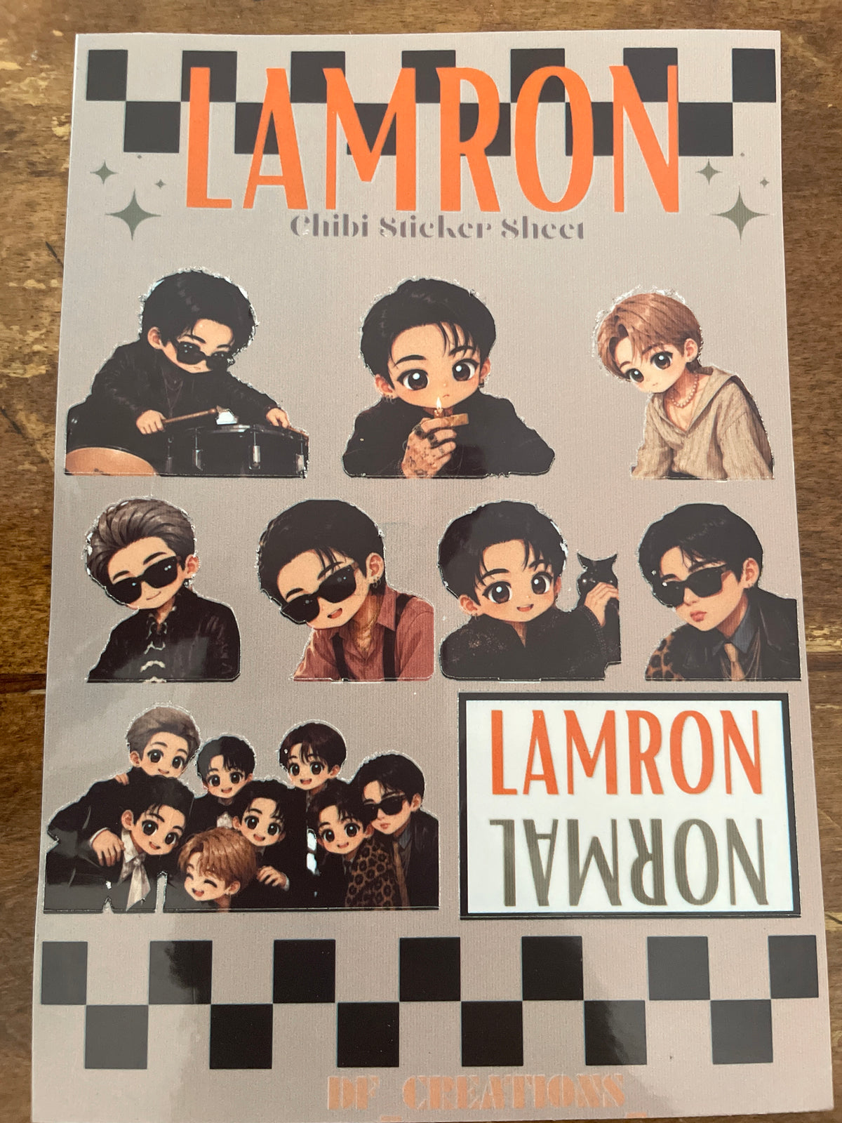 LAMRON STICKER SHEET